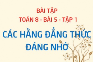 Bài tập vận dụng hằng đẳng thức: Tổng hai lập phương, hiệu hai lập phương - Toán 8 bài 5 tập 1